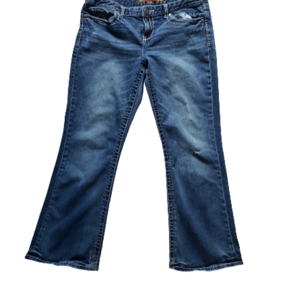 Maurices Flare Blue Women's Jeans 13/14 SHT